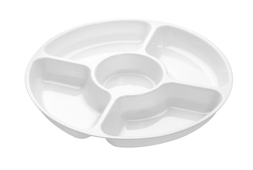 16 - 7 DEEP COMPARTMENT TRAY-12/CS (Black, White, & Clear)