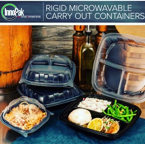 Genpak - Microwave Safe Containers Extra Large Hinged Container, 75 Each, 2 per Case, Price/Case