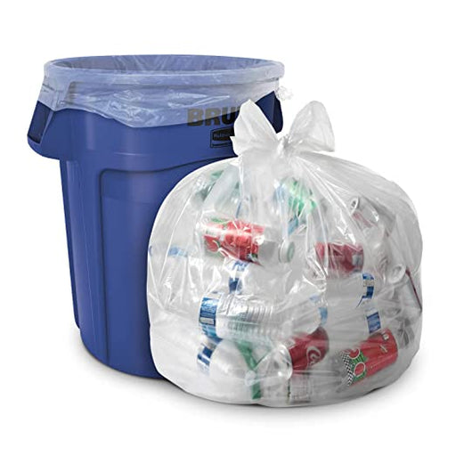 Aluf Plastics 165812CL - 55-60 Gallon Clear Trash Bags - (Huge 100 Pac