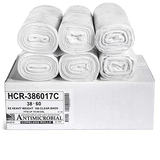 Aluf Plastics HCR-242406C High Density Can Liner, 24 x 24