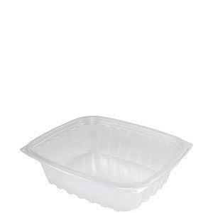 Dart Plastic Container, 3 Compartments, Hinged - 250/Case