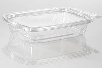 32 oz Clear PP Plastic Round Snap-Lock Containers (Tamper-Evident Lid) - Clear