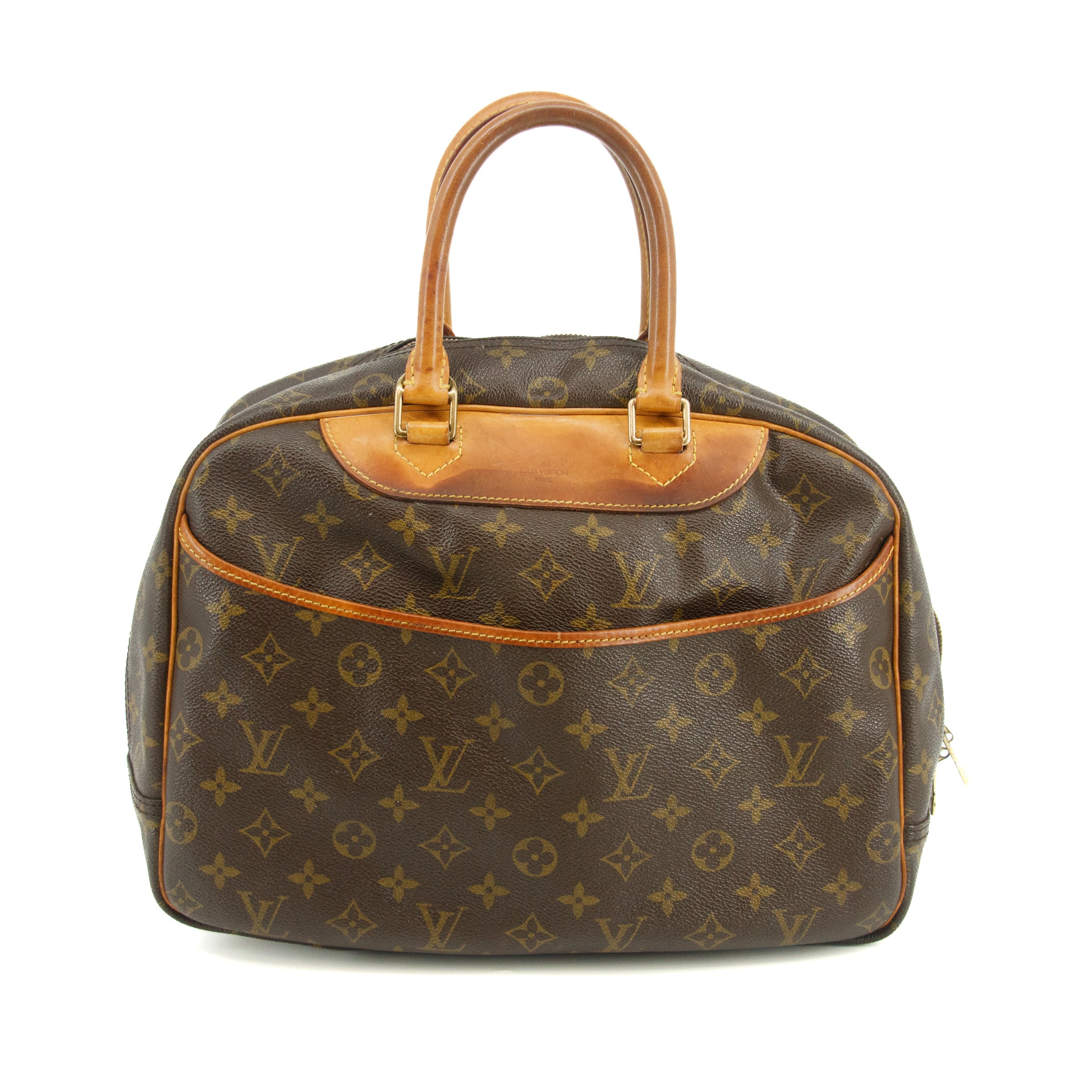  Louis Vuitton Monogram Canvas Brown Deauville Tote Bag #3506