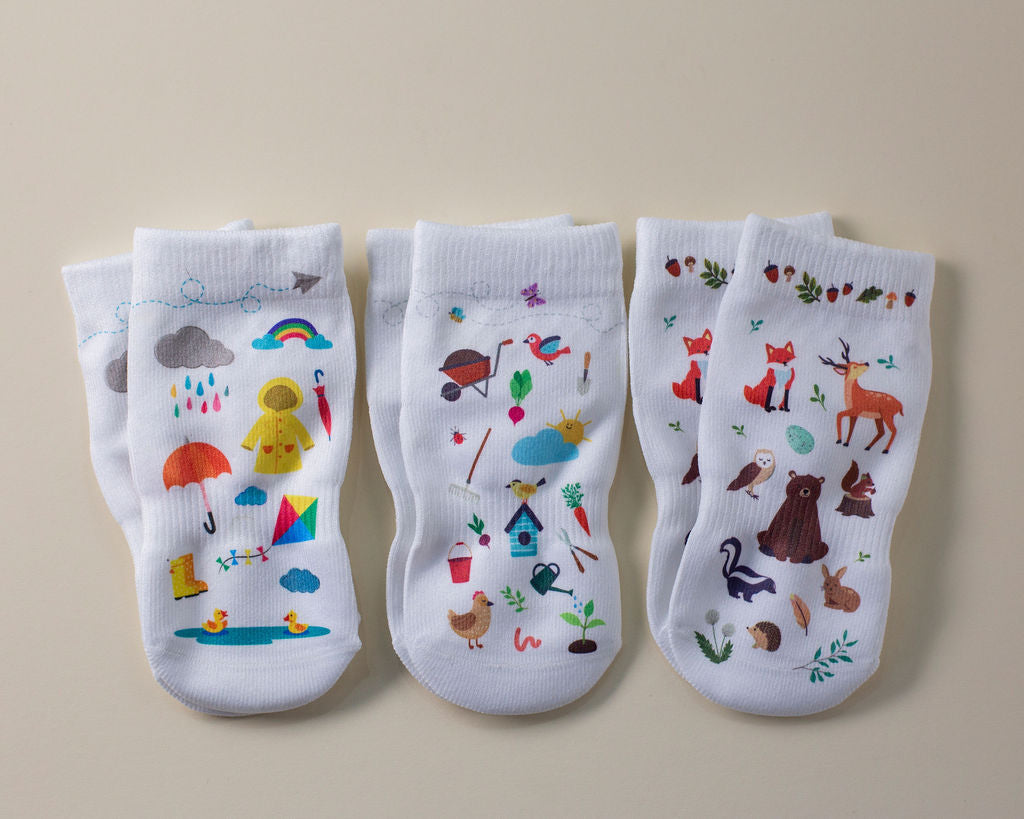 Comfort Collection | Squid Socks | Baby & Toddler Socks C - 12-24 Months | Squid Socks