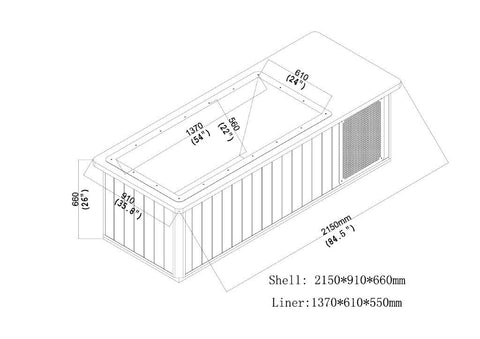 Cold Plunge Tub Dimensions