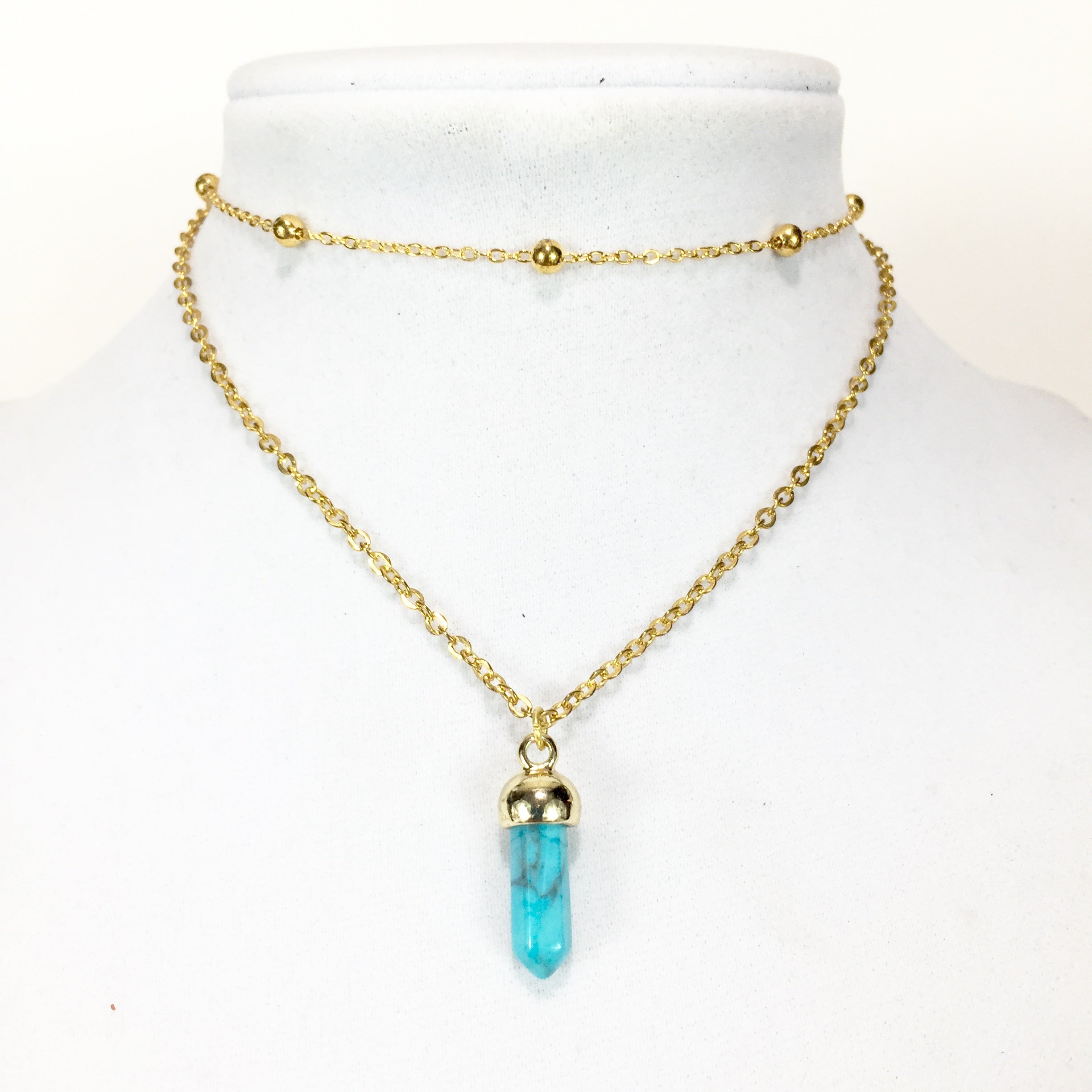 Cadence Crystal Stone Necklace