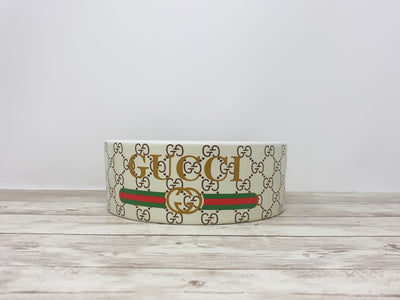 gucci dog bowl