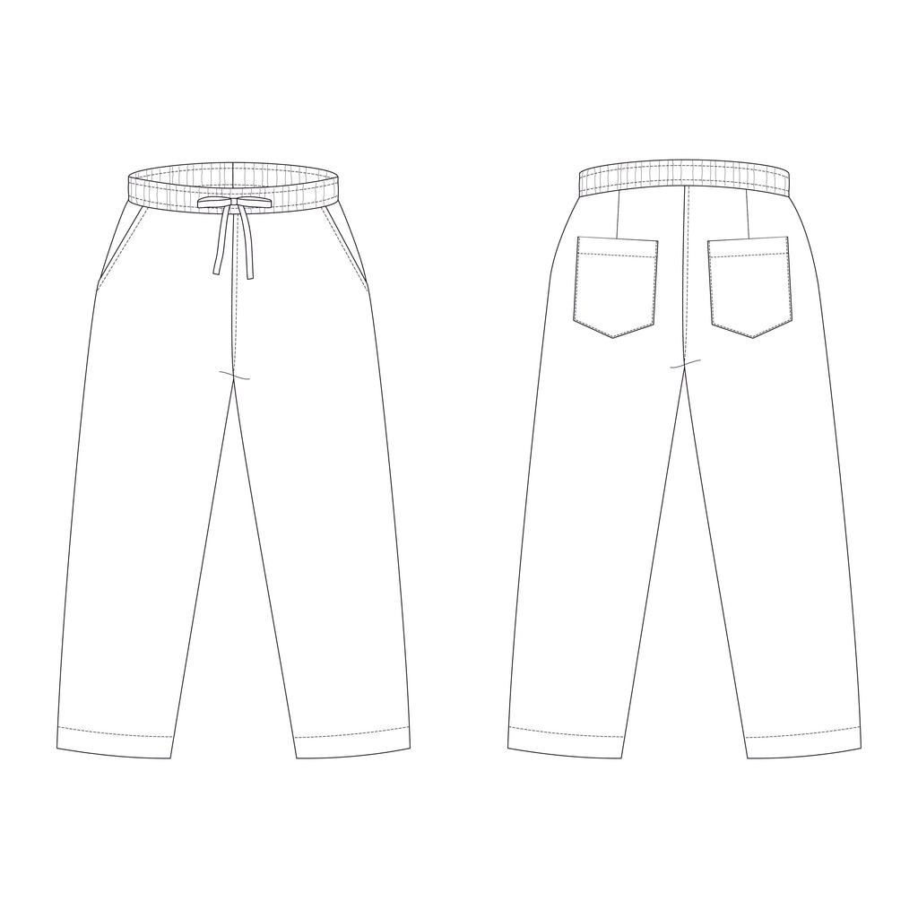 Fremantle Pants - Digital Sewing Pattern – Elbe Textiles