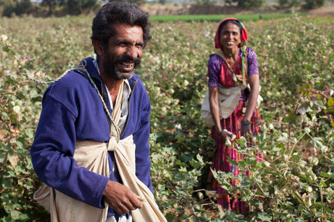 Fair Trade Organic Cotton Farmers India - Conscious Step Socks