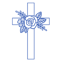 Cross With Flowers