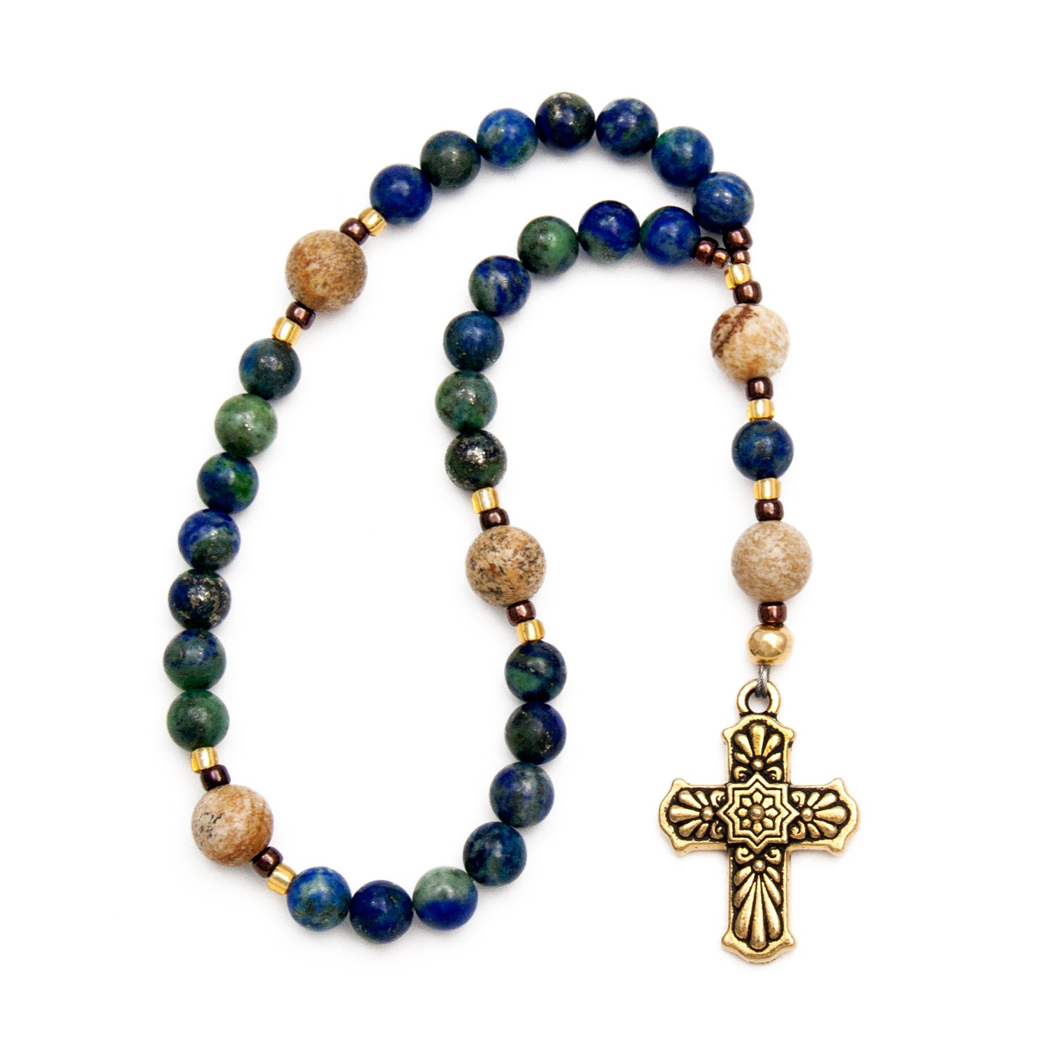 lapis lazuli prayer beads