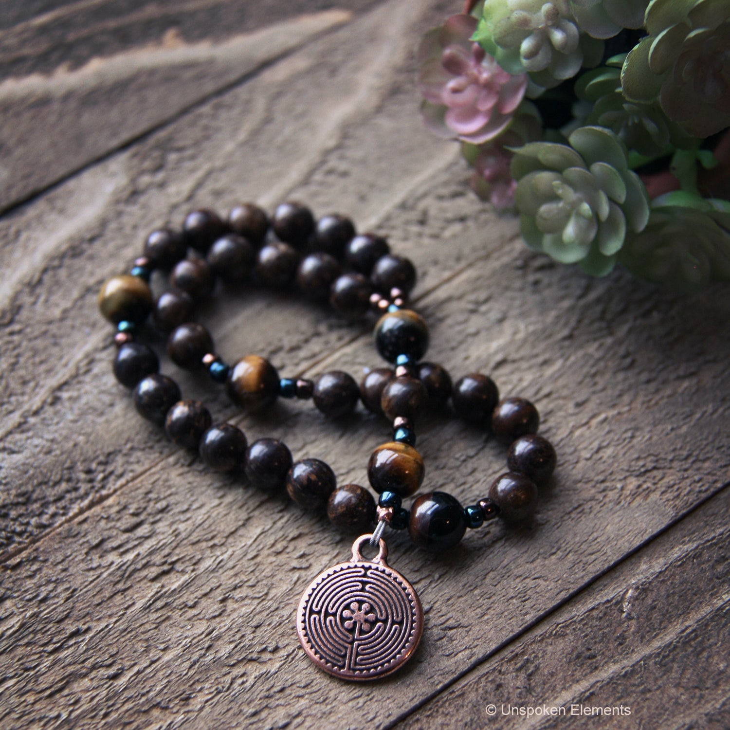 Labyrinth Anglican Prayer Beads by Unspoken Elements