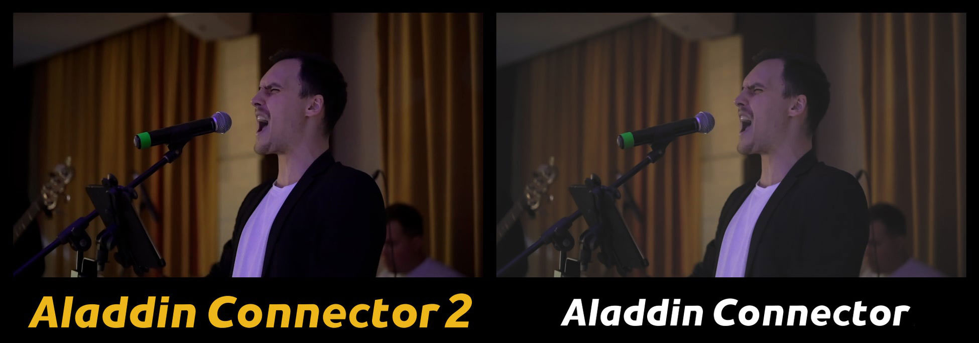 Aladdin Connector 2と初代Aladdin Connectorの比較イメージ