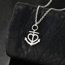 You Are Perfect Lady Gift Cute Jewelry Anchor Necklace 18k Yellow Gold Finish W/T Customize Card