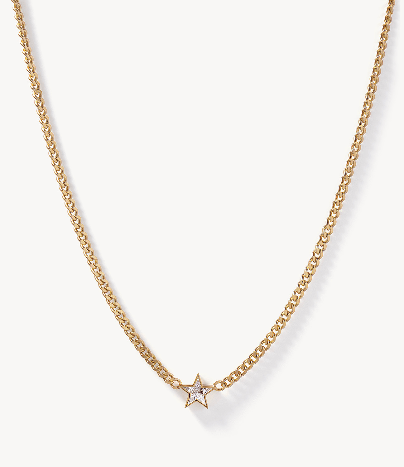 Super Duper Diamond Star Necklace