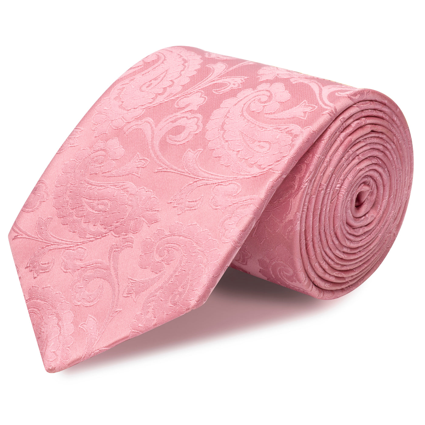 Classic Pink Paisley Silk Tie – The Cufflink Store