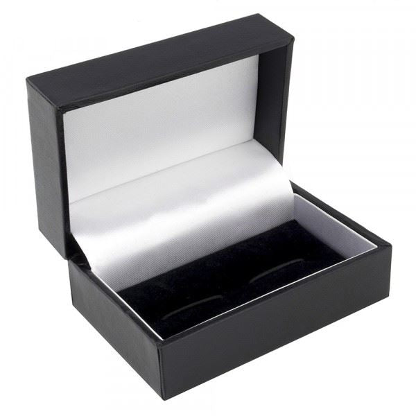 Black Leather Single Cufflink Box – The Cufflink Store