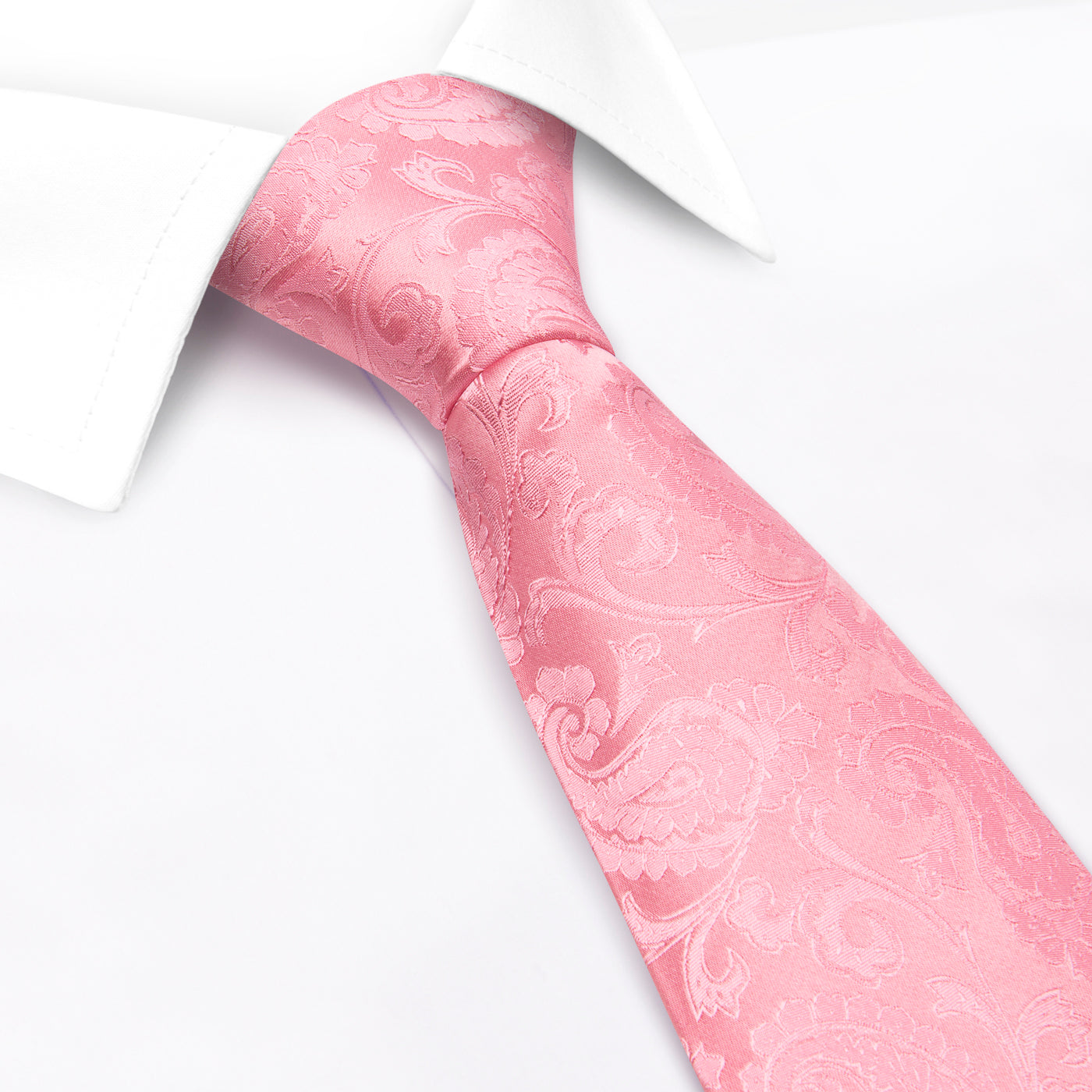 Classic Pink Paisley Silk Tie – The Cufflink Store