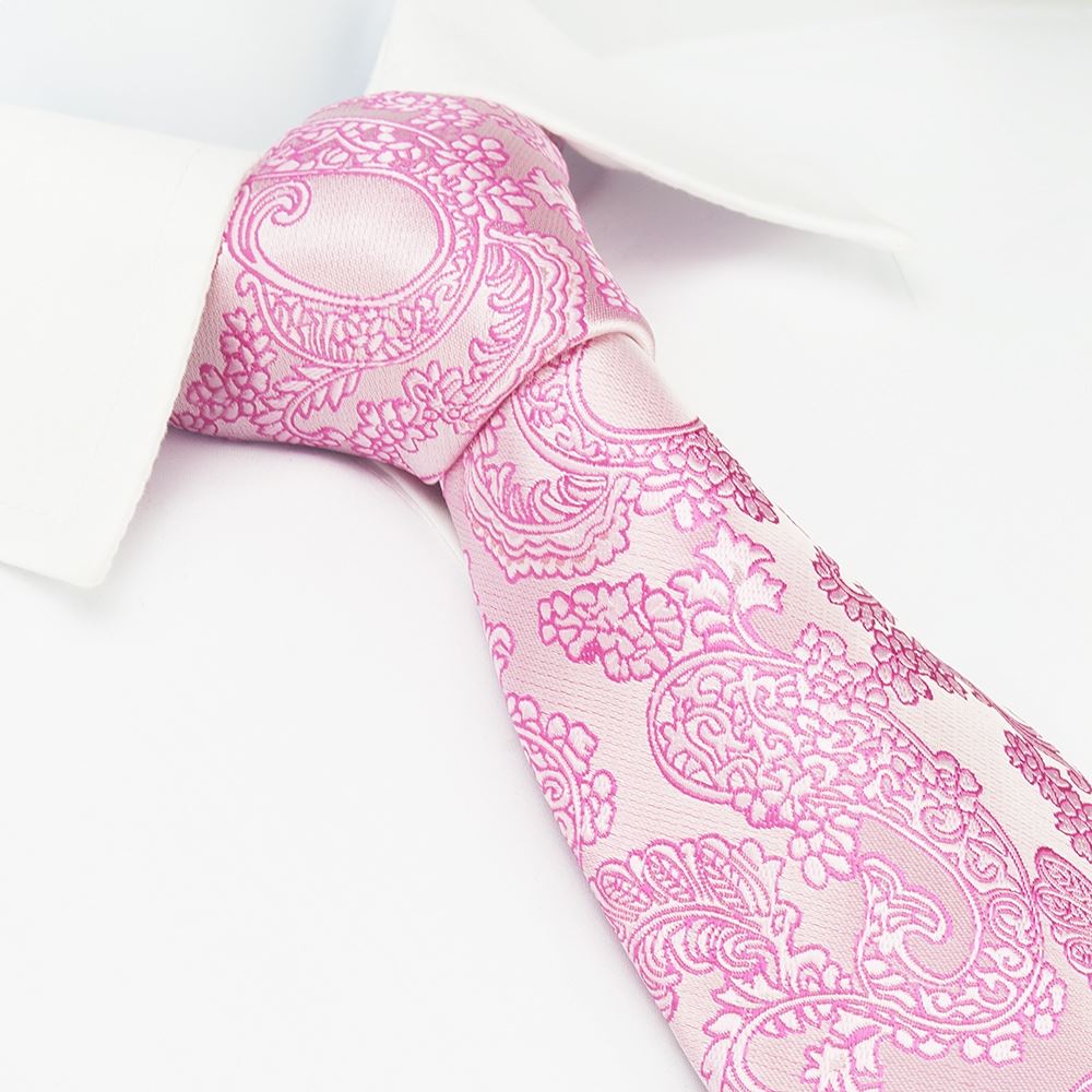 Pink Paisley Tie – The Tie Store