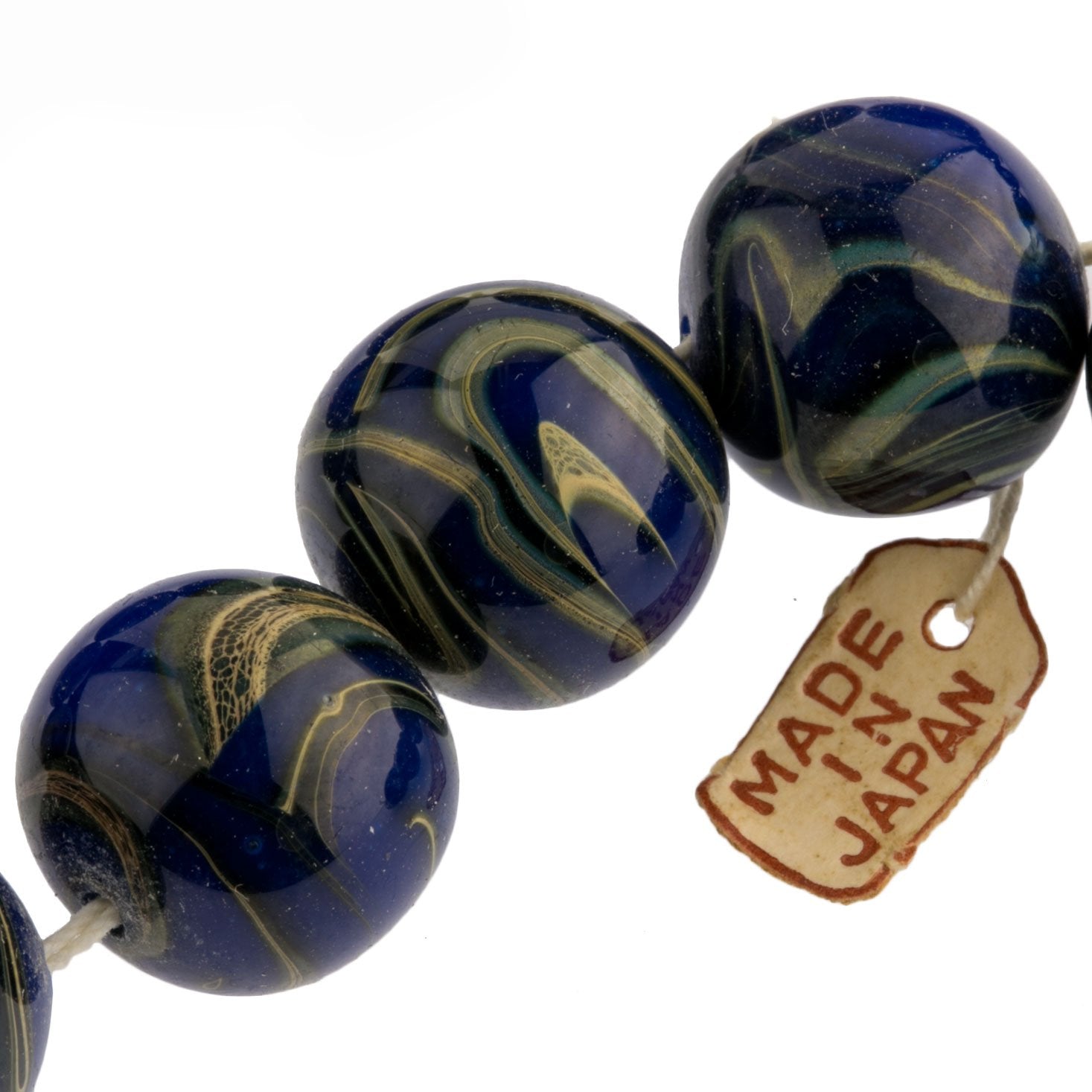 Vintage Japanese Glass Beads Earthly Adornments 6346