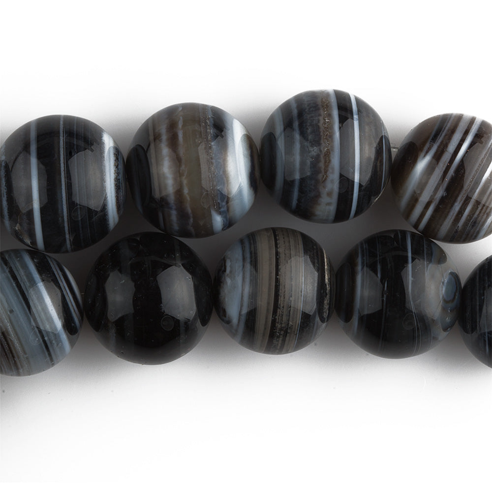 black white agate