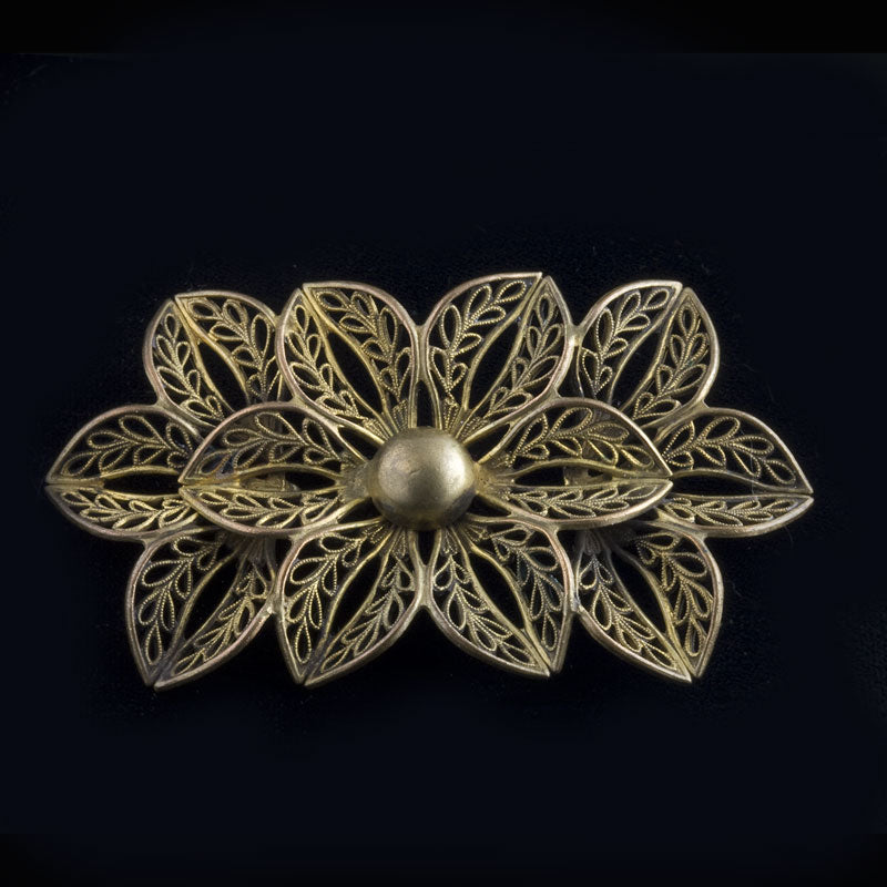 filigree brooch