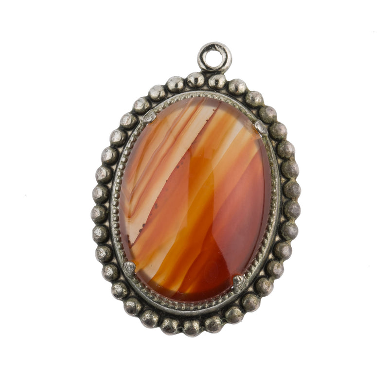 banded carnelian agate