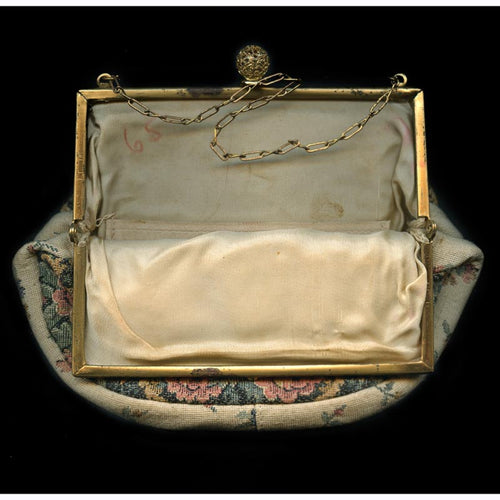 BEAUTIFUL 1920s Glass Beaded Purse,Belgium Evening Bag,Vintage