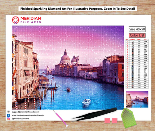 Early Sunrise in Venice - Diamond Art Kit