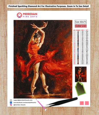 Flamenco Dancer - Diamond Art Kit