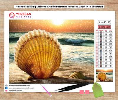 Sea Shell Picture 1 - Diamond Art Kit