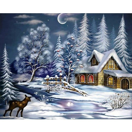 Snowy Christmas Cottage