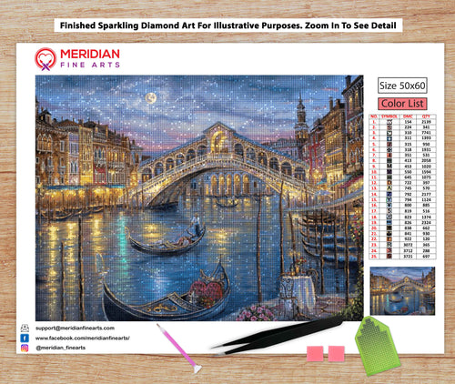 Venice by Moonlight - Diamond Art Kit