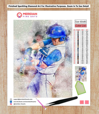 Baseball Batter - Diamond Art Kit