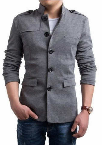 casaco masculino slim fit