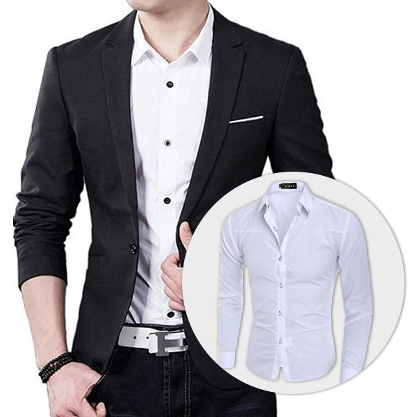 blazer e camisa social