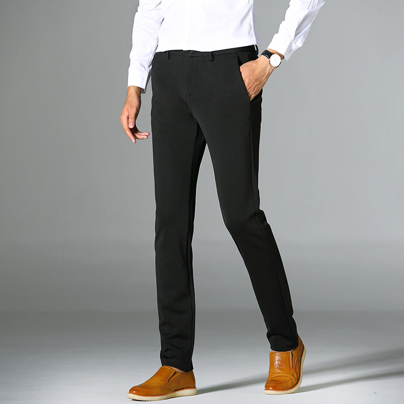 calça slim fit social masculina