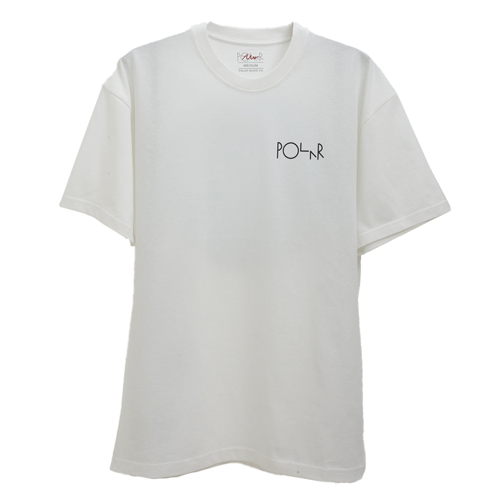 Polar Skate Co Skorsten Fill Logo Tee White – Degli Uberti