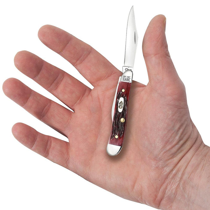 Case® | My First Case Peach Seed Jig Old Red Bone Peanut Knife –  caseknives.com