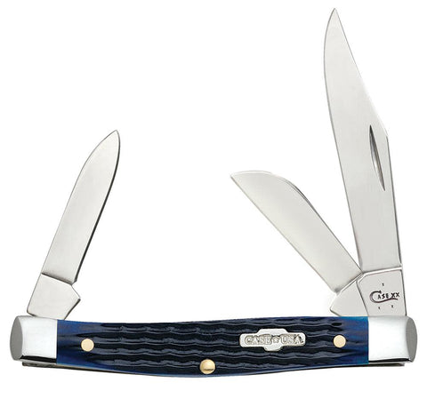 Case Trapper Knife U.S. Navy Blue Bone (6254 SS) 17726 - BHQ