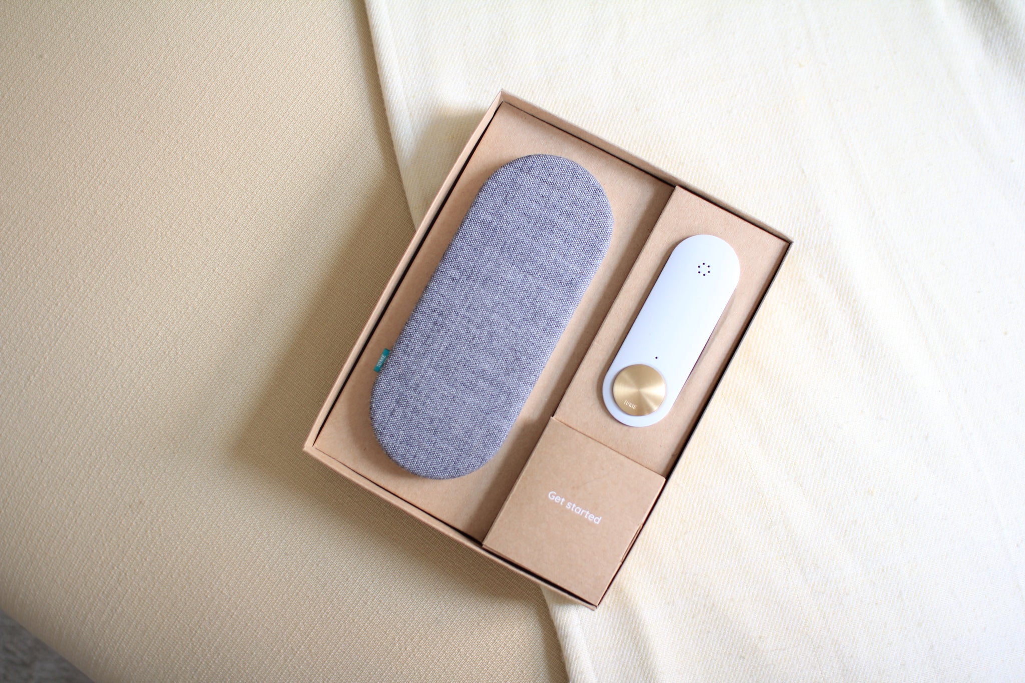 Ome Smart Doorbell and Chime Set in Brass in 100% Recyclable Packaging