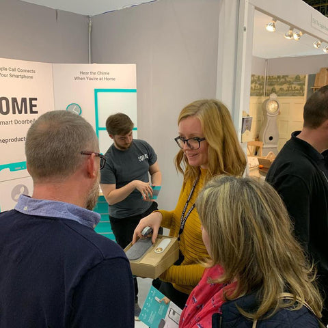Team Ome and the Ome Smart Doorbell at Grand Designs Live