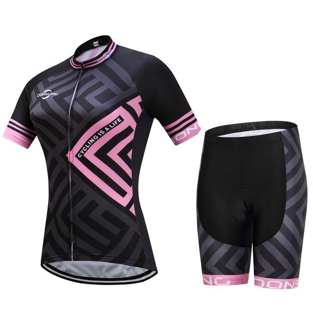 womens pink cycling jersey