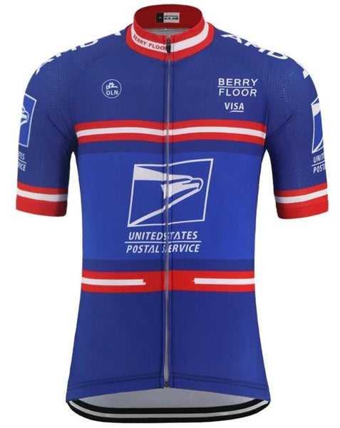 US Postal vintage short sleeve cycling jersey replica – Pulling Turns
