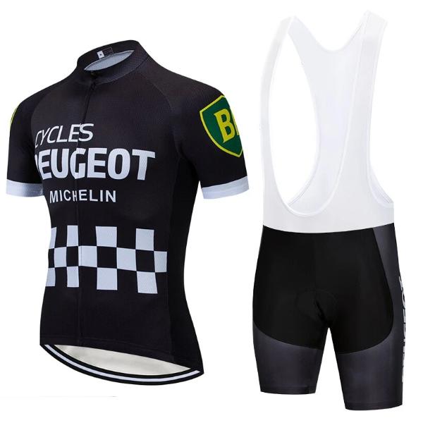 Black Peugeot retro cycling set- Free shipping – Pulling Turns
