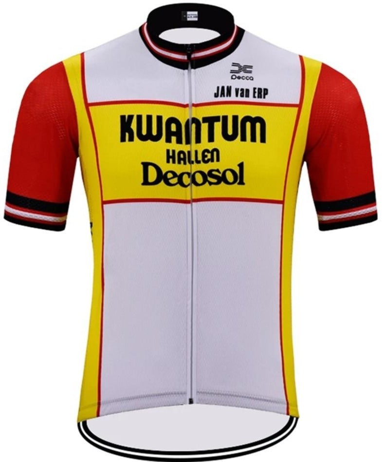 Twisted Jong Officier Kwantum retro cycling jersey 1984 – Pulling Turns
