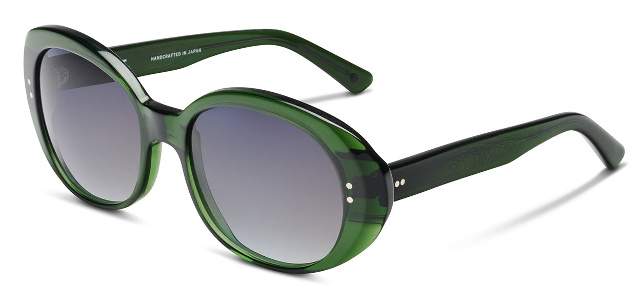 Salt Cascade Sunglass in the evergreen color