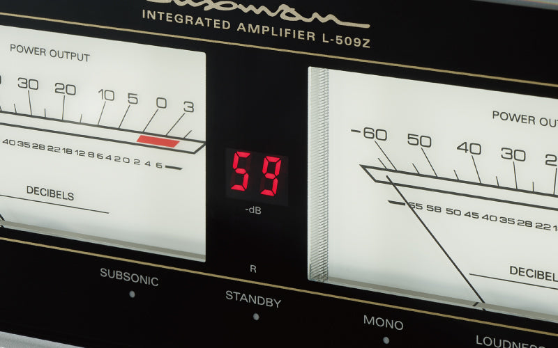 Luxman L-509Z VU Meters