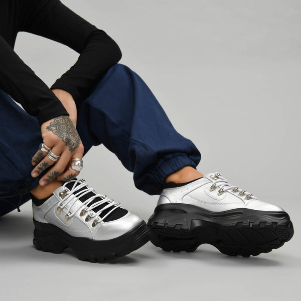Chunky Platform Trainers - Black, White & More – KOI footwear