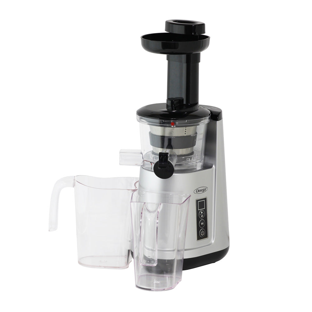 JC3000SV13 Omega Cold Press 365 Vertical Masticating Juicer, 3-Stage Auger, 120 Watts, Silver